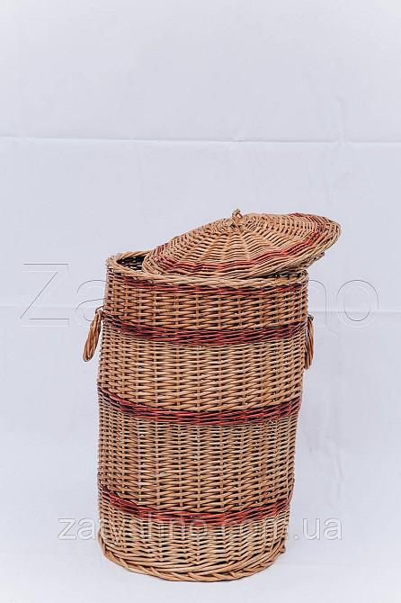 Скриня бочка плетена з лози Київ - фото 4