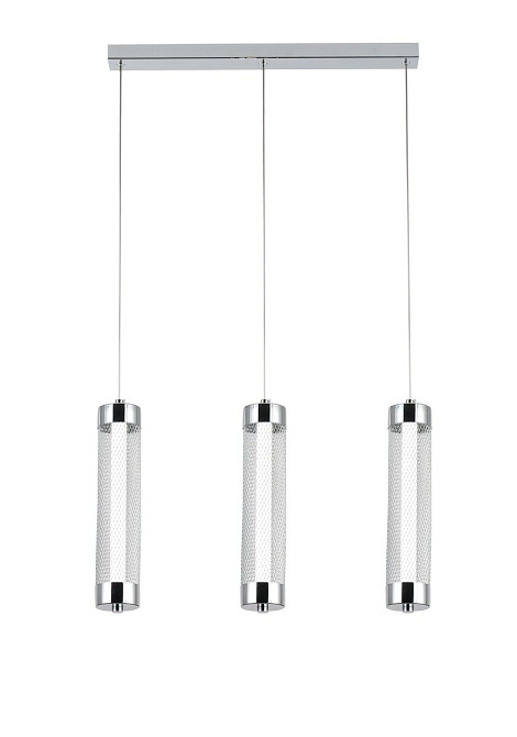 Підвісний світлодіодний світильник VALESO G 2664/3L 24W Хром Коломыя - изображение 1