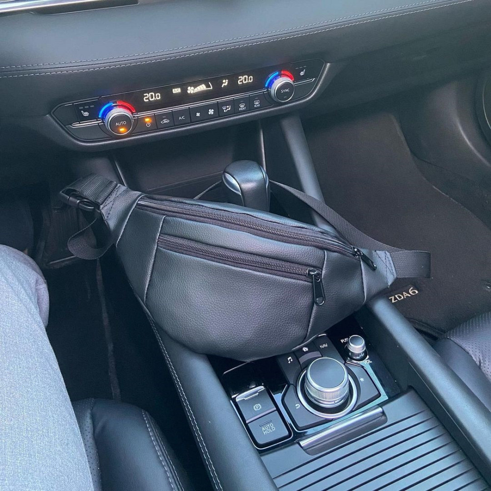 Сумка на пояс мужская бананка поясная экокожа компактная Мужская кожаная бананка Киев - изображение 6