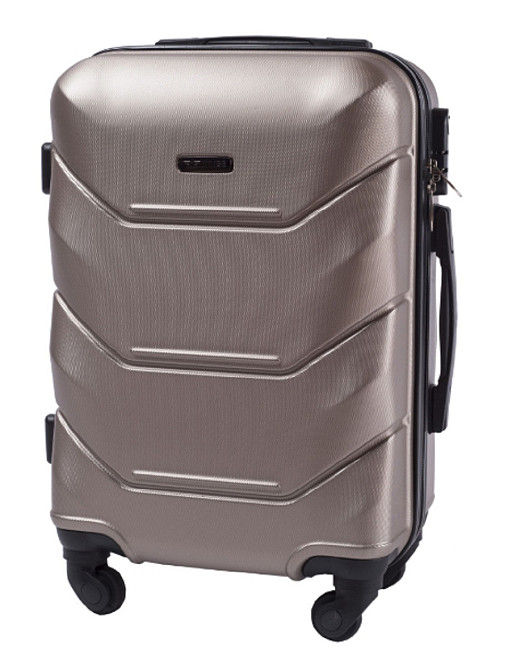 Чемодан пластиковый WINGS 147 малый 55 см шампань Киев - изображение 1