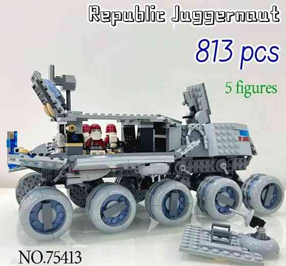 Конструктор 1в1 Lego Star Wars 75413 Республіка Жонггернаут 813 блоків. Харків