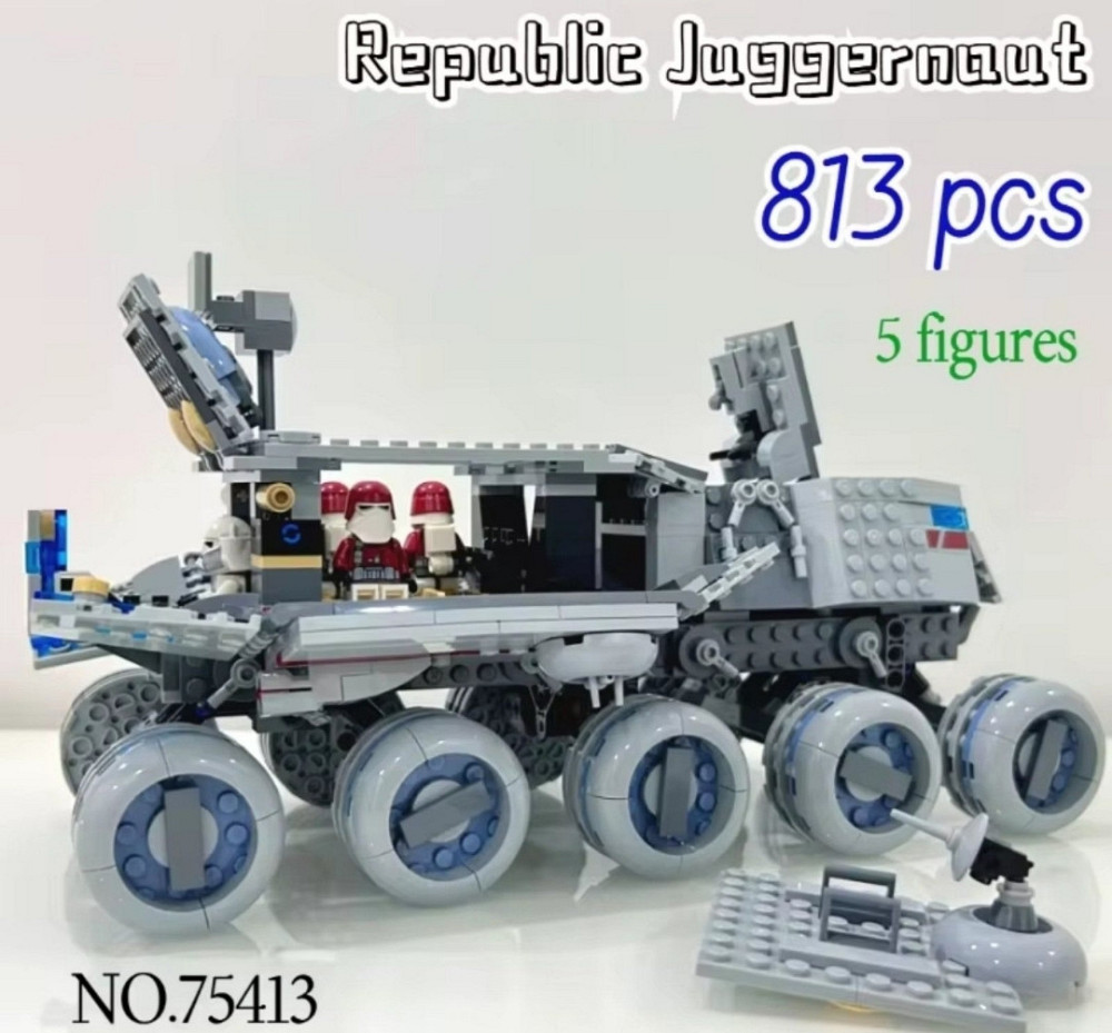 Конструктор 1в1 Lego Star Wars 75413 Республика Жонггернаут 813 блоков. Харьков - изображение 5