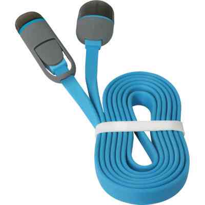 Дата кабель USB10-03BP USB - Micro USB/Lightning, blue, 1m Defender (87487) Вінниця