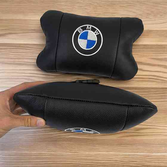 Автоподушки з логотипом BMW, Підголівник для сидіння автомобіля, Подарунок автолюбителю JP-14 Львів