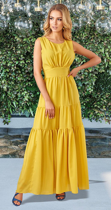 Шифонове плаття з оборками. 42. 44. 46р Київ - фото 2