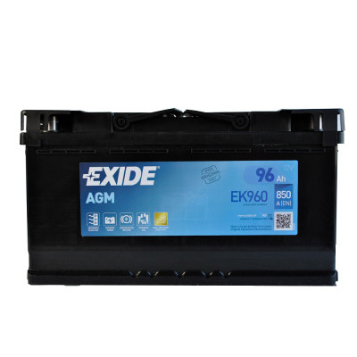 Аккумулятор автомобильный EXIDE START-STOP AGM 96Ah Ев (-/+) (EK960) Винница - изображение 1