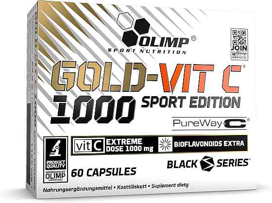 Вітамін С Olimp Gold Vit C 1000 Sport Edition 60 капсул Луцьк
