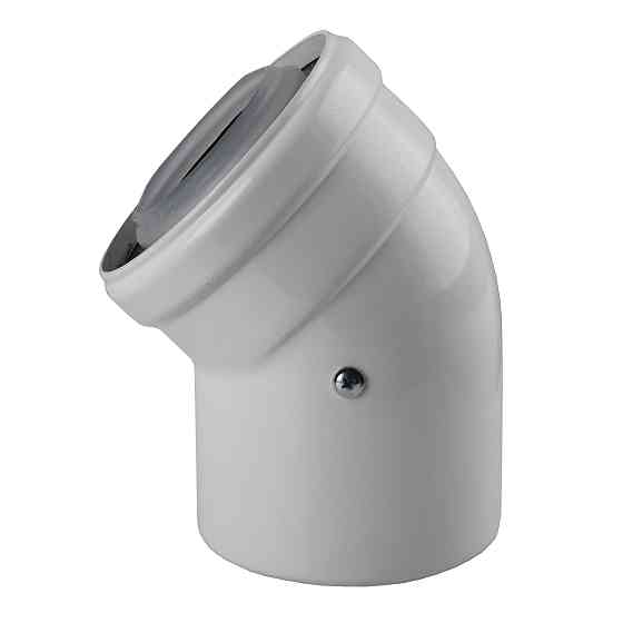 Коліно 45 градусів, d=60/100 mm CE.00.30 C Конденсаційне Тернопіль