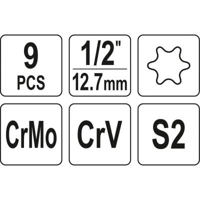 Набір головок Yato YT-10664 Вінниця - фото 4