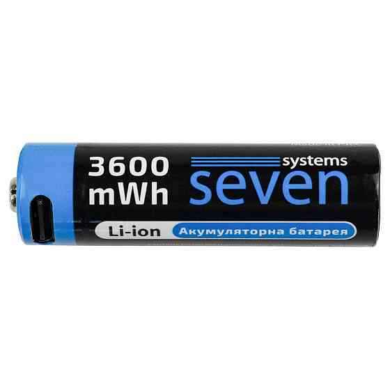 Акумуляторна батарейка SEVEN AA 1.5V Li-ion 2 шт Київ