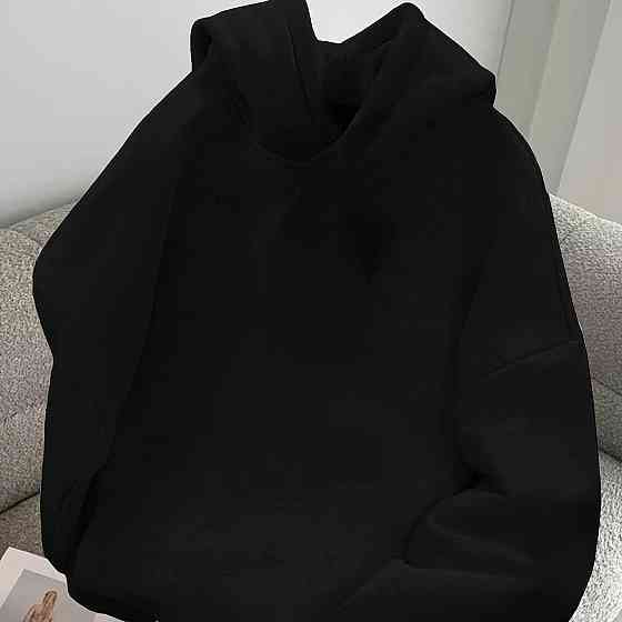 Женское стильное оверсайз худи из тринитки на флисе Одесса