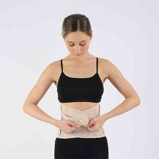 Бандаж попереково-крижовий, 6 ребер жорсткості, висота 26 см, пояс для спини CAS260K-S Розмір M Кам'янець-Подільський