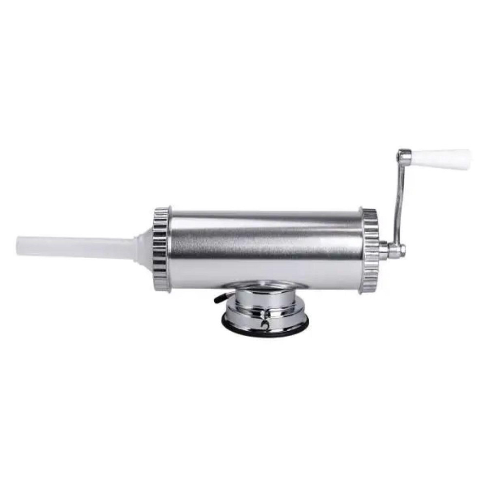 Шприц для колбасы ручной 8×25 см горизонтальный колбасный шприц 1.5 л для фарша 3 насадки 16788-1 Киев - изображение 1