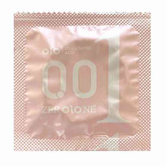 Презервативи Olo Foil 0.01 GOLD 10шт точки та ребра, гіалуронова змазка (фольга) Sex Aura Київ