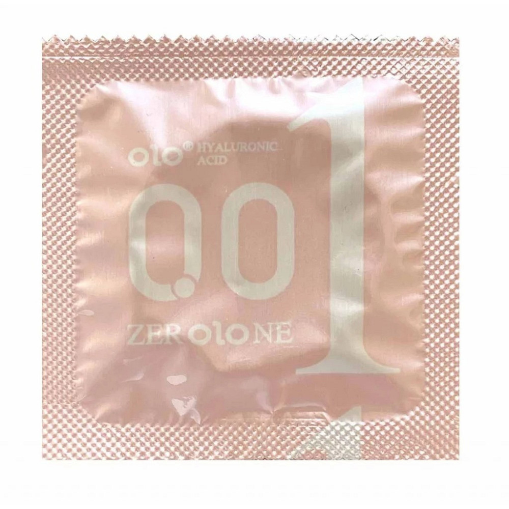 Презервативи Olo Foil 0.01 GOLD 10шт точки та ребра, гіалуронова змазка (фольга) Sex Aura Київ - фото 2