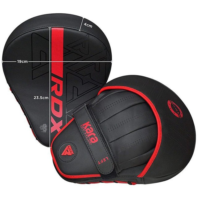 Лапи боксерські RDX F6 KARA Matte Red Каменское - изображение 8