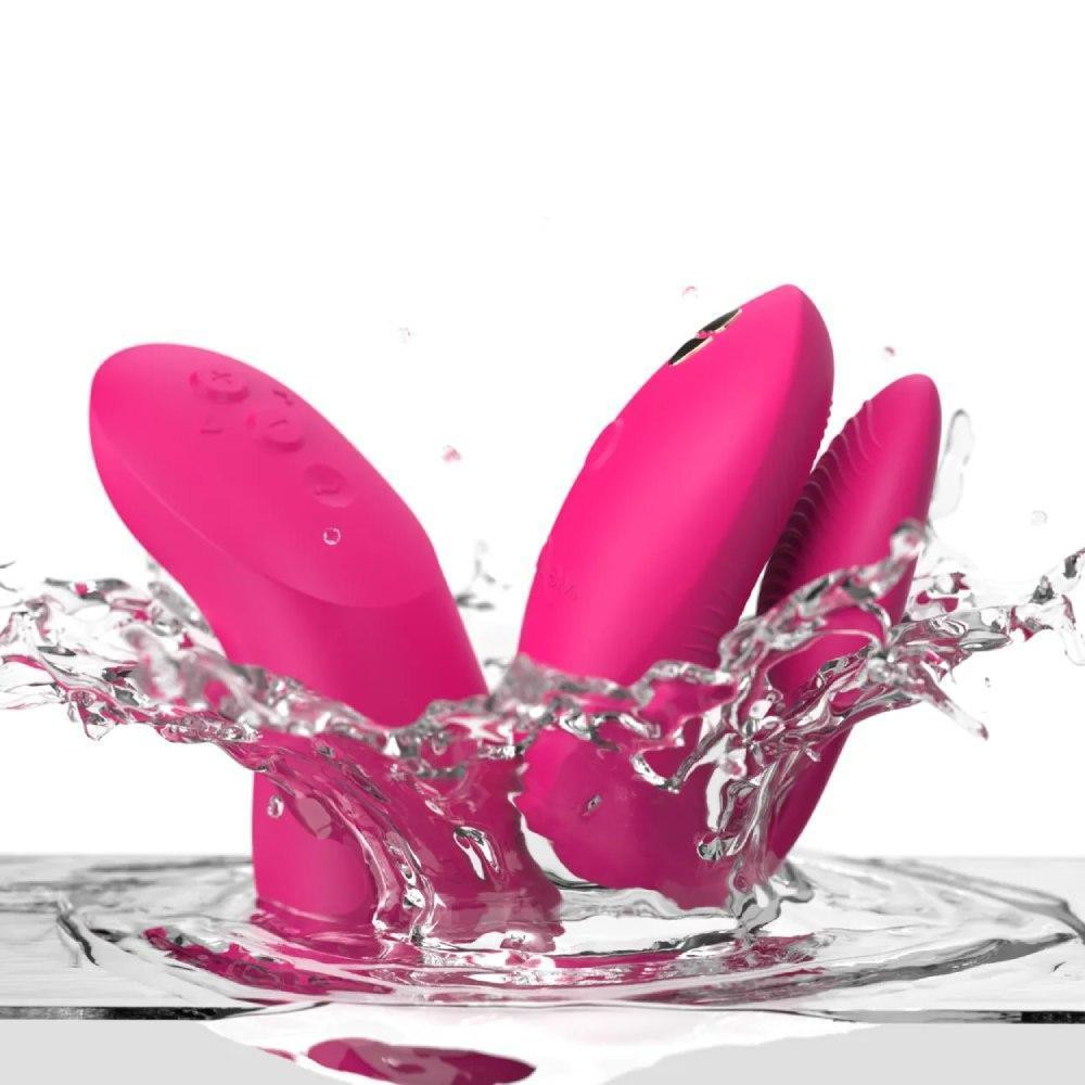 Вібратор для пар We-Vibe Chorus Pro Electric Pink з пультом і додатком, рожевий Sex Aura Київ - фото 6