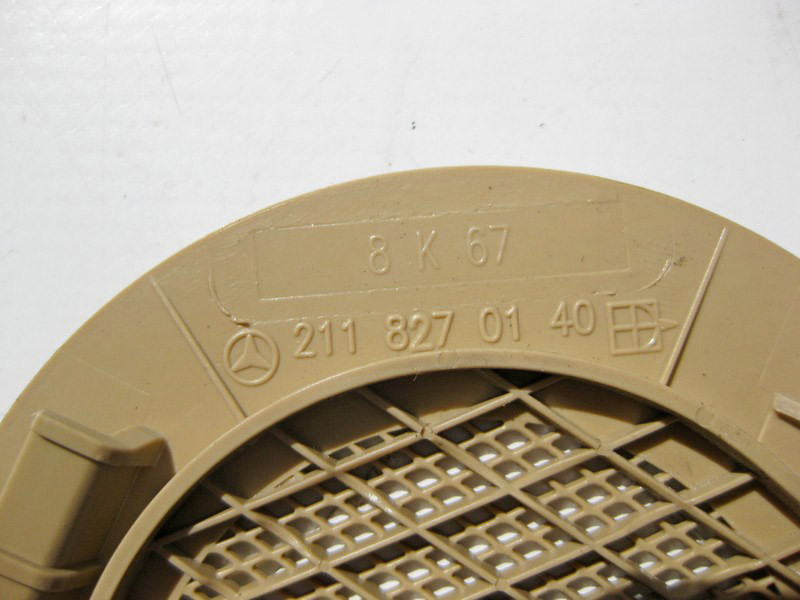 Mercedes-Benz  A2118270140 8K67 Сітка аудіо динаміка гучномовця бежева в ногах водія E-Class W211 CLS C219 Одесса - изображение 3