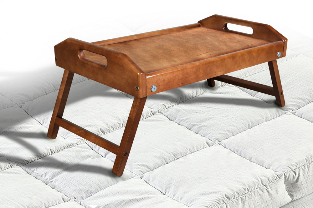 Столик для сніданку, дерев'яний, яблуня--- Київ - фото 1