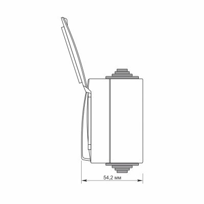 Розетка Videx BINERA IP65 наружная 1ая с заземлением Винница - изображение 5
