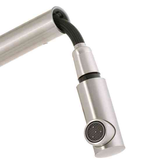 Смеситель для умывальника с выдвижной лейкой Mixxus DAX-001 (SS0035) - удобный и функциональный Харьков