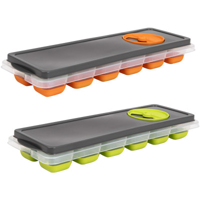 Форма для льда Herevin Ice Cube Orange-Green MIX (161020-560) Винница - изображение 1