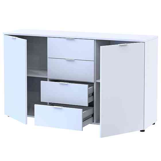 Комод в спальню Doros Рон 5 140х38х81 см Белый (DRS-011300) Днепр