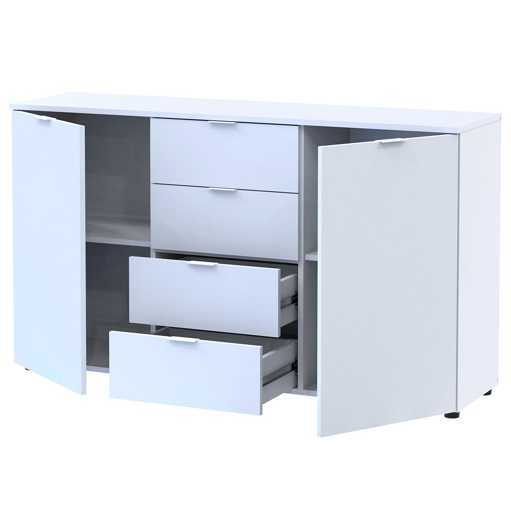 Комод в спальню Doros Рон 5 140х38х81 см Белый (DRS-011300) Днепр - изображение 3