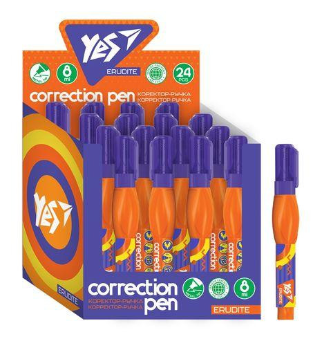 Коректор-ручка 8 мл "Yes" Erudite, 340100, шт Київ - фото 1