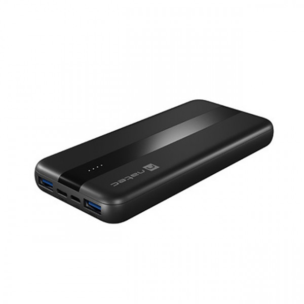 УМБ Natec 10000mah Trevi SlimQ 2xUSB QC 3.0 20W +PD Type-C18W чорна (NPB-1923) Киев - изображение 2