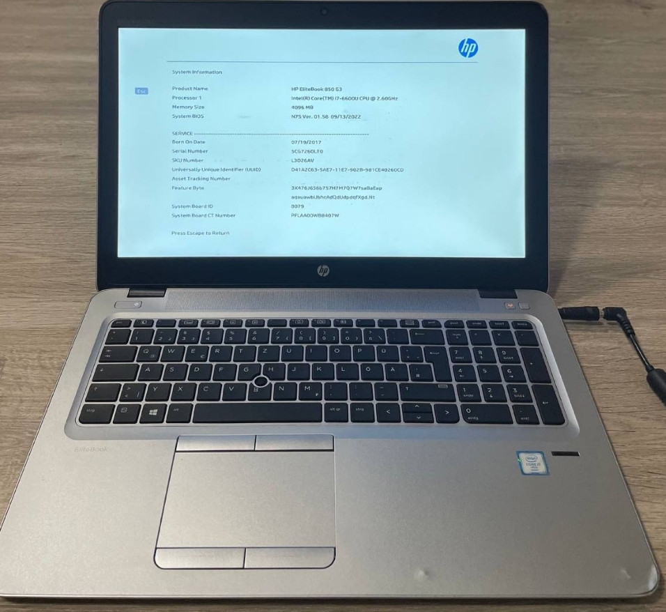 Ноутбук HP Elitebook 850 G3 Київ - фото 2