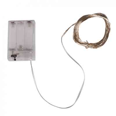 Гирлянда YES! Fun Пучок на медной проволоке 50 LED Разноцветная 1 м Статичная На батарейках (975014) Винница