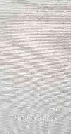 Шпалери вініл на флізеліні AS creation Della Natura 1.06Х10 однотонні під тканину льон тонка смужка білі молоко Київ