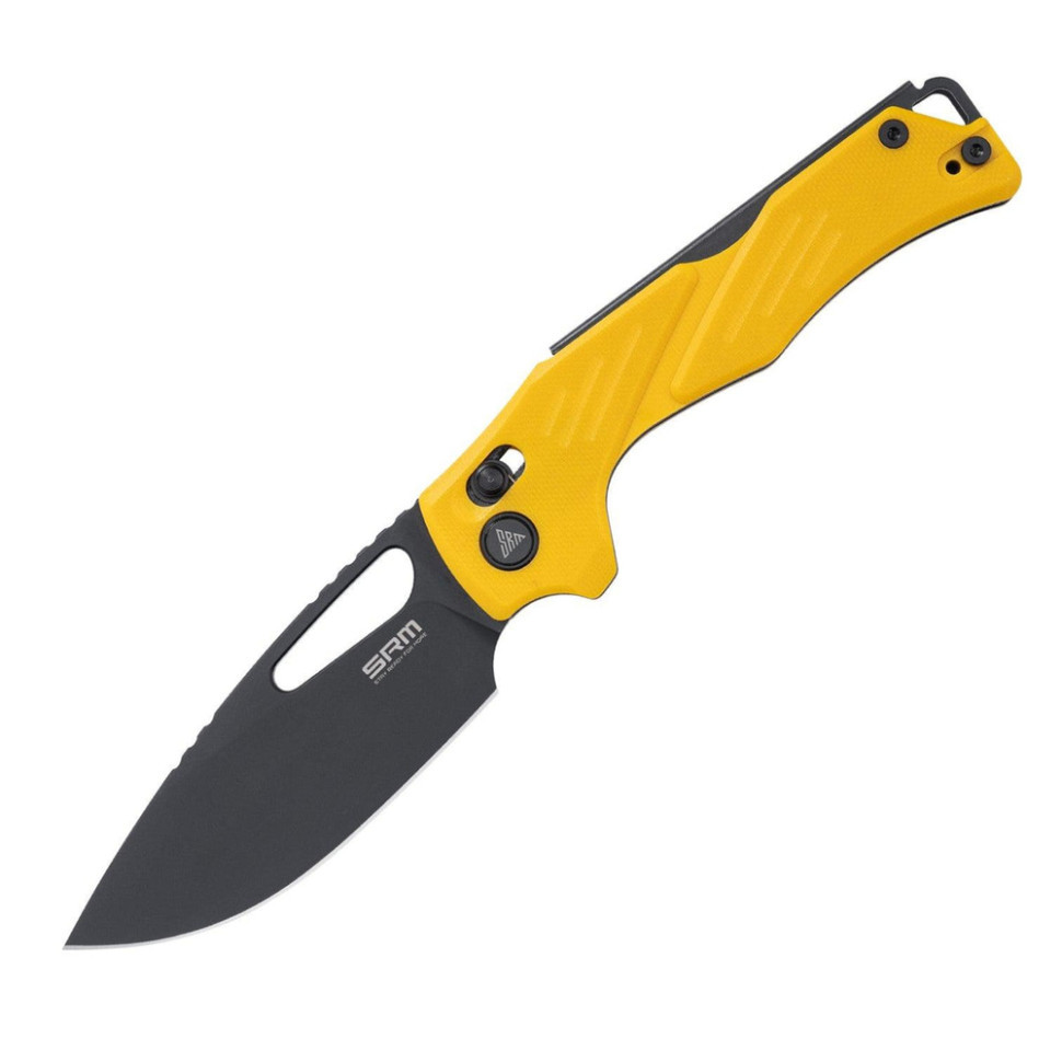 Ніж складаний туристичний SRM Mirage 239X-GY (9.2 см) 14C28N / G10 жовтий Київ - фото 1