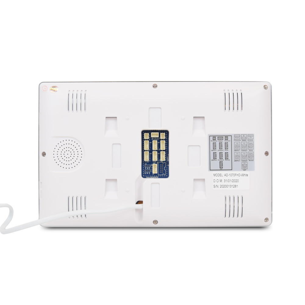 Wi-Fi відеодомофон 10" ATIS AD-1070FHD/T-White з підтримкою Tuya Smart Київ - фото 4