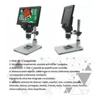 Цифровий мікроскоп G1200, екран 7", камера 12 Мп, збільшення до 1200X, LED-підсвітка, фото і відео Київ - фото 4