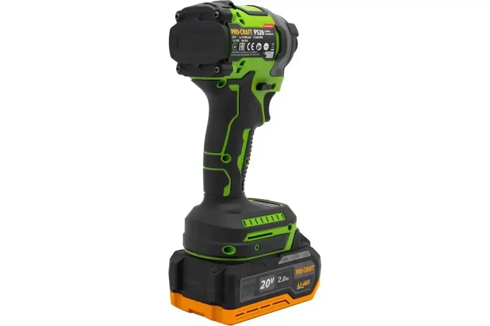 Гвинтоверт безщітковий акумуляторний Procraft PS20 – 1 АКБ 2 А·год, Li-Ion, Німеччина, гарантія 36 міс Львів - фото 4
