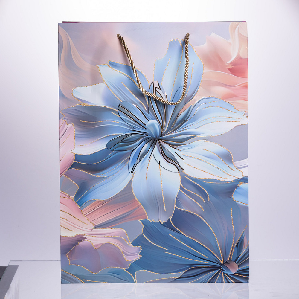 Набір подарункових пакетів з паперу 12 (шт.) картонні гарні пакети для подарунків 30×12×42 (см) HP-10359-10 Коломия - фото 8