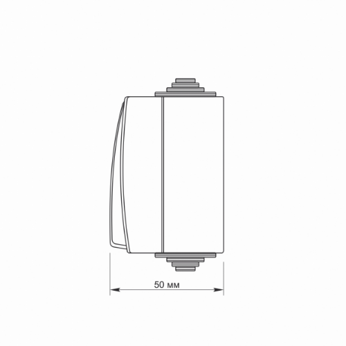 BINERA сірий Вимикач зовнішній 1кл IP65 Videx Житомир - изображение 2