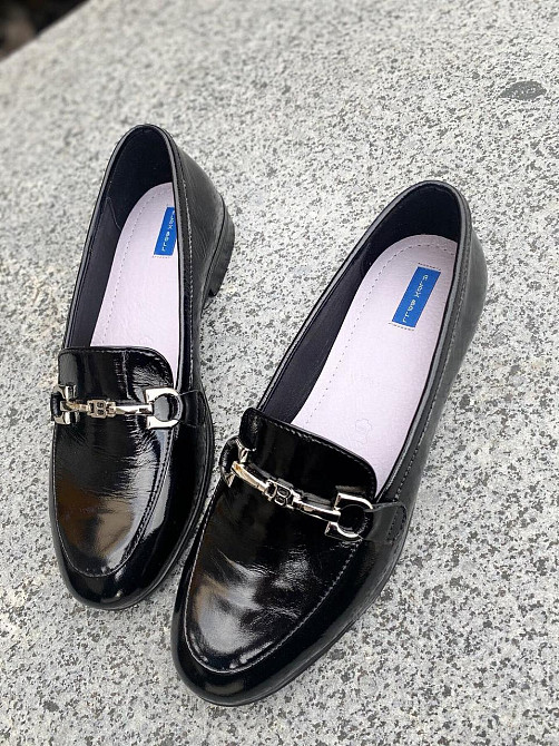 Туфлі жіночі ALEX BELL 778NL-1-20AP чорні (весна-осінь, шкіра лакована) (4355) 38 Коломыя - изображение 1