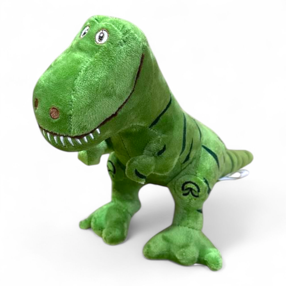 Динозавр RESTEQ зеленого цвета 40 см. Плюшевая мягкая игрушка Динозавр Тиранозавр Киев - изображение 1