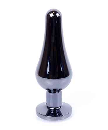 Анальна пробка - Jewellery Dark Silver BUTT PLUG- Purple Sex Aura Київ