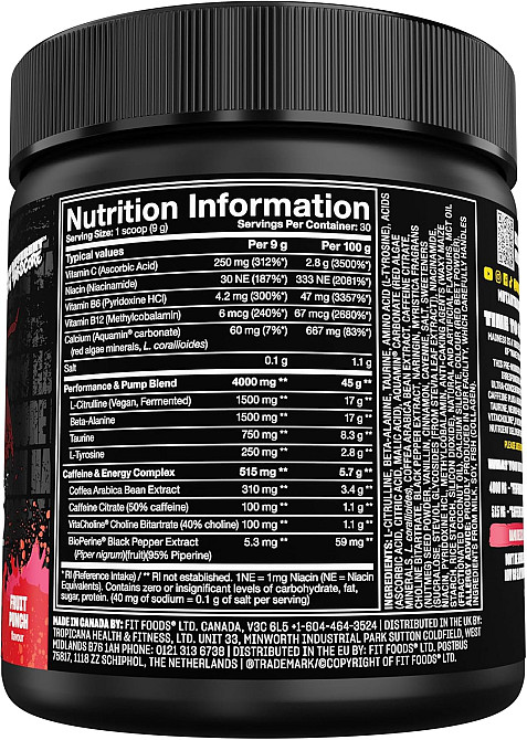 MUTANT Madness 270g (Fruit punch) Луцк - изображение 3