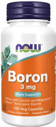 Бор Now Foods Boron 3mg 100 vcaps Київ