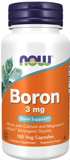 Бор Now Foods Boron 3mg 100 vcaps Київ - фото 1