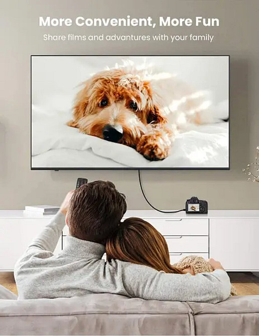 Кабель UGREEN US130 USB 3.0 A Male to Micro USB 3.0 Type B Male Cable 1m (Black) (UGR-10841) Київ - фото 4