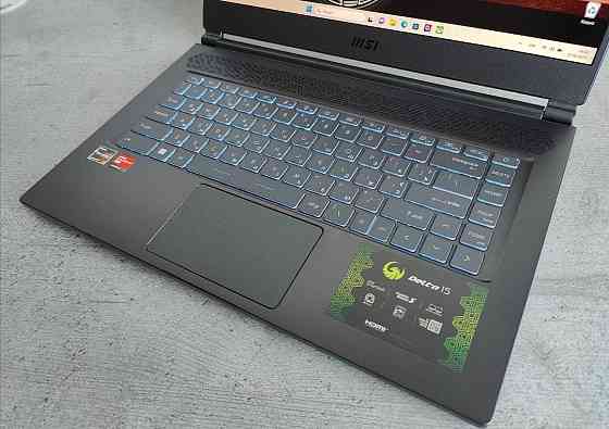 Ноутбук: MSI Delta 15 ( 15.5 240Hz. Ryzen 7 5800 H, Radeon RX 6700M, 16/1TB. Киев