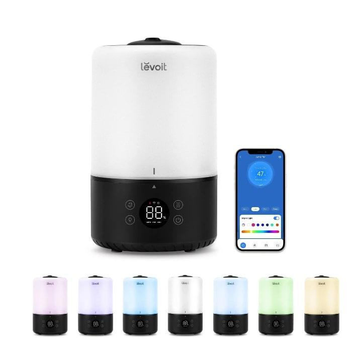 Увлажнитель воздуха Levoit Dual 200S Pro Smart Top-Fill LUH-D301S-KEUR (HEAPHULVSEU0079Y) ( білий з чорним ) Харків - фото 4