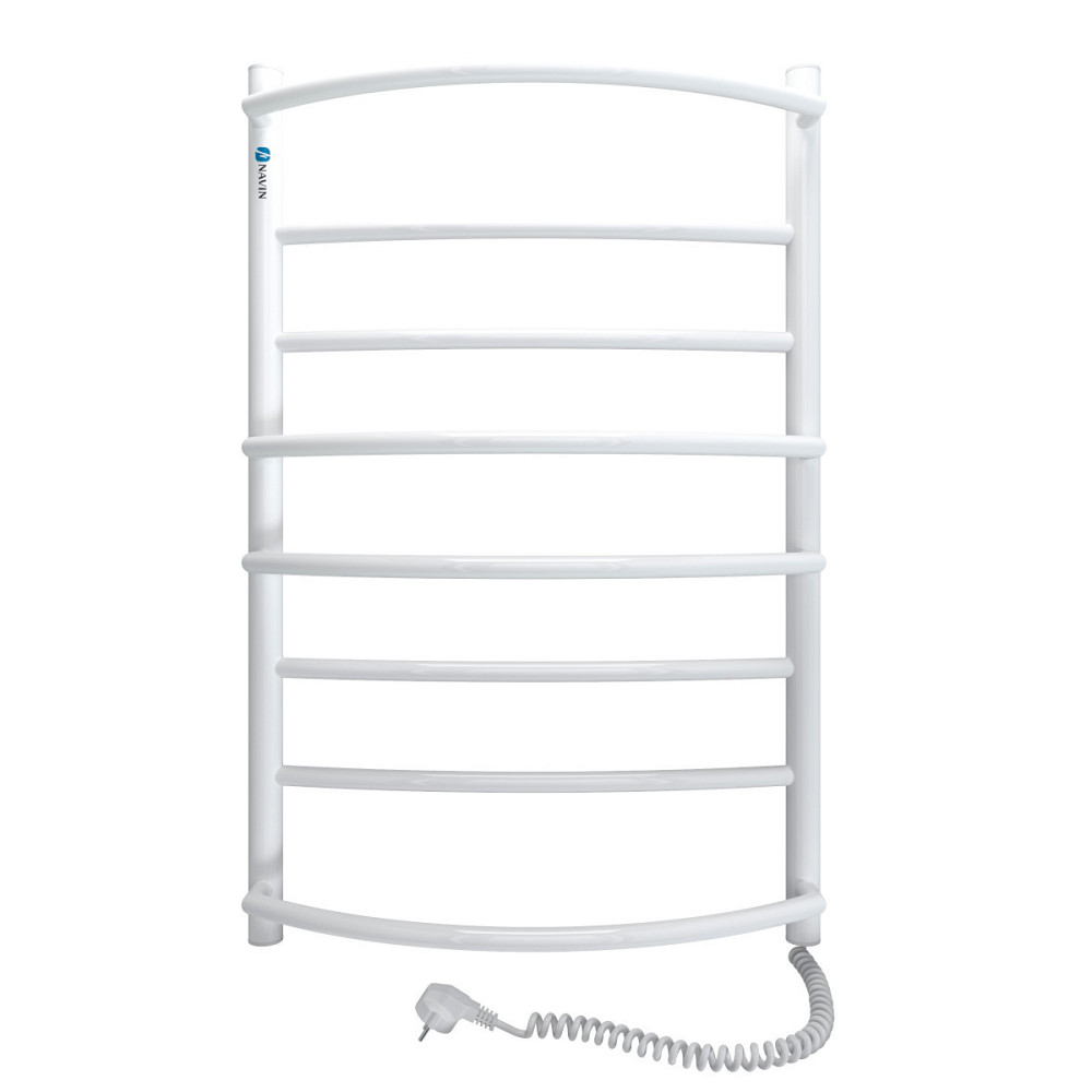 Полотенцесушитель электрический NAVIN Омега 530х800 белый 12-015030-5380 Киев - изображение 2