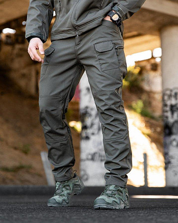 Міські тактичні штани MAXIMUS софтшел light grey ПП7982 Київ - фото 1